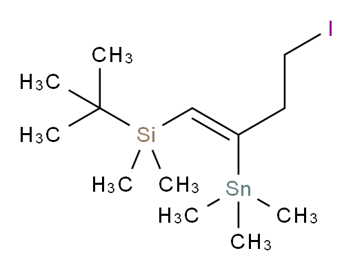 (Z)-tert-butyl(4-iodo-2-(trimethylstannyl)but-1-en-1-yl)dimethylsilane