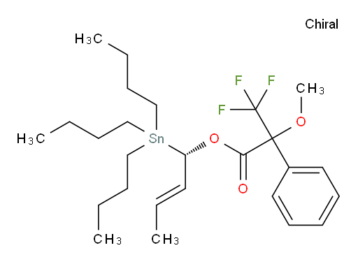 (S,E)-1-(tributylstannyl)but-2-en-1-yl 3,3,3-trifluoro-2-methoxy-2-phenylpropanoate