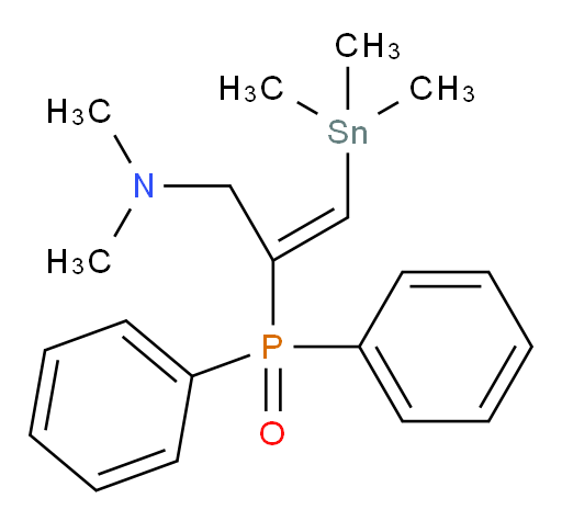 (E)-(3-(dimethylamino)-1-(trimethylstannyl)prop-1-en-2-yl)diphenylphosphine oxide