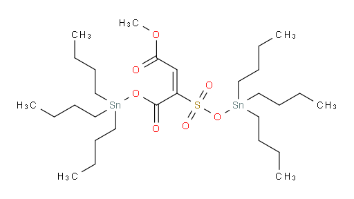 4-methyl 1-(tributylstannyl) 2-(((tributylstannyl)oxy)sulfonyl)maleate