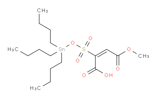 (E)-4-methoxy-4-oxo-2-(((tributylstannyl)oxy)sulfonyl)but-2-enoic acid