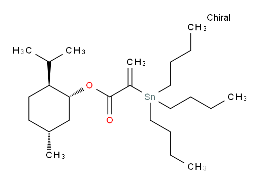 (1R,2S,5R)-2-异丙基-5-甲基环己基 2-(三丁基锡基)丙烯酸酯