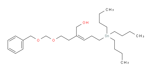 (Z)-2-(2-((benzyloxy)methoxy)ethyl)-5-(tributylstannyl)pent-2-en-1-ol