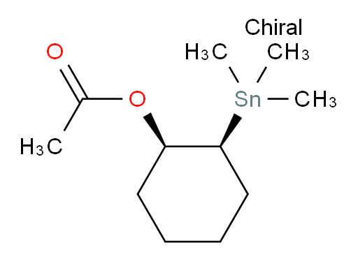 (1R,2S)-2-(trimethylstannyl)cyclohexyl acetate