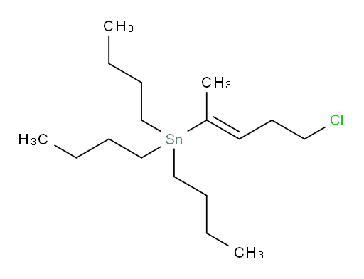 (E)-tributyl(5-chloropent-2-en-2-yl)stannane