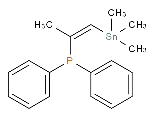 (Z)-diphenyl(1-(trimethylstannyl)prop-1-en-2-yl)phosphine