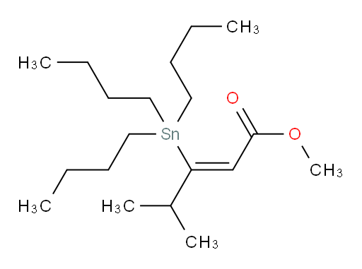 (Z)-methyl 4-methyl-3-(tributylstannyl)pent-2-enoate