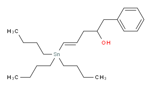 (E)-1-phenyl-5-(tributylstannyl)pent-4-en-2-ol