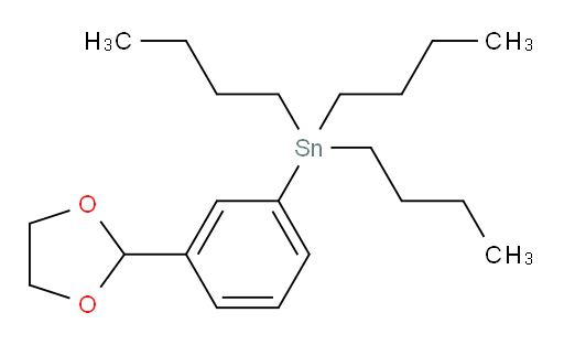 (3-(1,3-dioxolan-2-yl)phenyl)tributylstannane