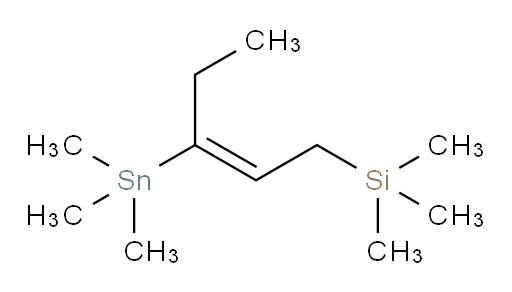 (E)-trimethyl(3-(trimethylstannyl)pent-2-en-1-yl)silane