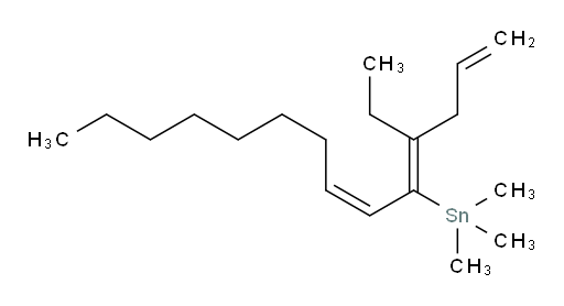 ((4Z,6Z)-4-ethyltetradeca-1,4,6-trien-5-yl)trimethylstannane