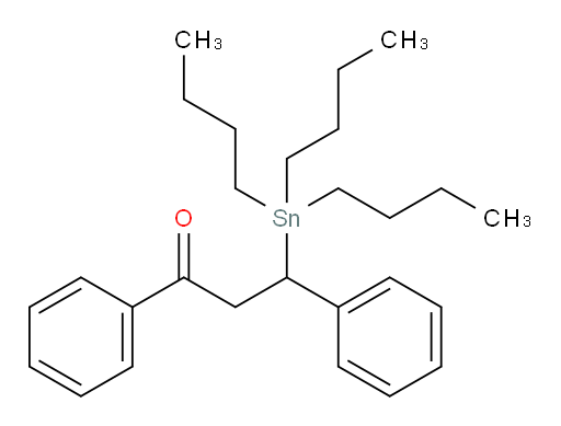 1,3-diphenyl-3-(tributylstannyl)propan-1-one