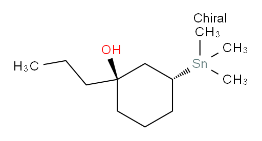 (1R,3R)-1-propyl-3-(trimethylstannyl)cyclohexanol