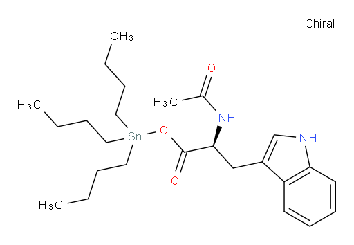 (S)-三丁基锡基 2-乙酰胺基-3-(1H-吲哚-3-基)丙酸酯