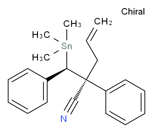 (S)-2-苯基-2-((R)-苯基(三甲基锡基)甲基)戊-4-烯氰基
