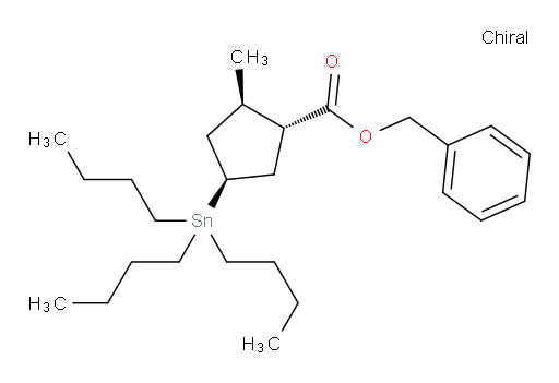 (1R,2R,4S)-benzyl 2-methyl-4-(tributylstannyl)cyclopentanecarboxylate