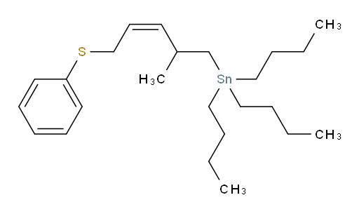(Z)-tributyl(2-methyl-5-(phenylthio)pent-3-en-1-yl)stannane