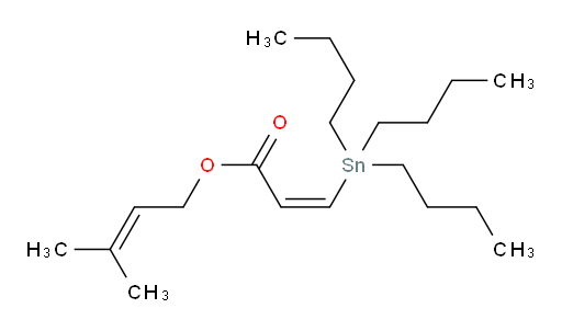 (Z)-3-methylbut-2-en-1-yl 3-(tributylstannyl)acrylate