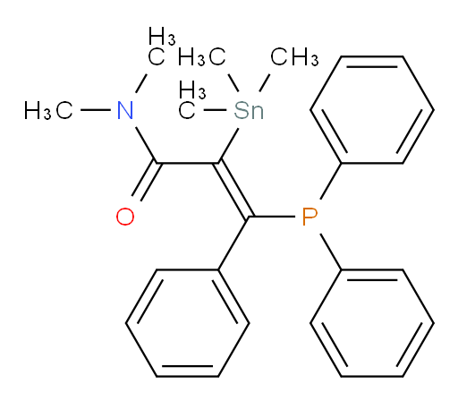 (Z)-3-(diphenylphosphino)-N,N-dimethyl-3-phenyl-2-(trimethylstannyl)acrylamide