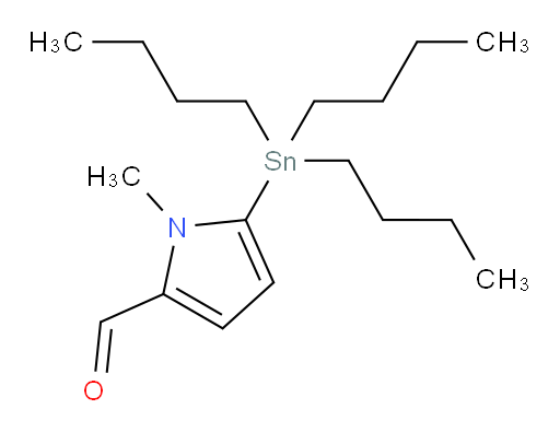 1-methyl-5-(tributylstannyl)-1H-pyrrole-2-carbaldehyde