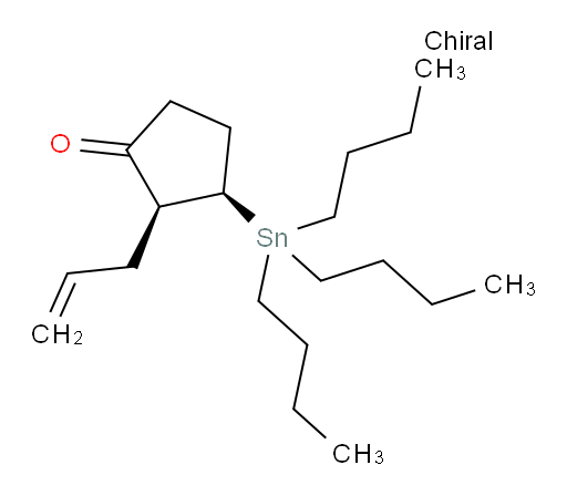 (2S,3R)-2-allyl-3-(tributylstannyl)cyclopentanone