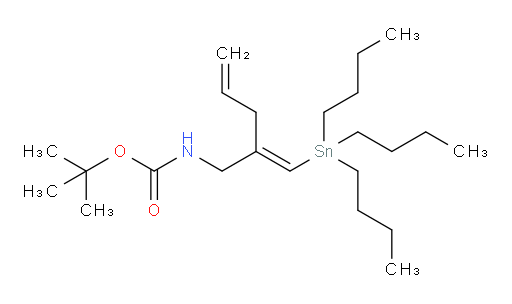 (E)-tert-butyl (2-((tributylstannyl)methylene)pent-4-en-1-yl)carbamate