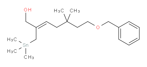 (Z)-7-(benzyloxy)-5,5-dimethyl-2-((trimethylstannyl)methyl)hept-2-en-1-ol