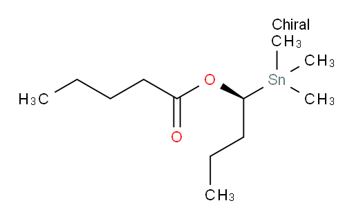 (S)-1-(trimethylstannyl)butyl pentanoate