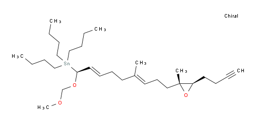 ((S,2E,6E)-9-((2R,3R)-3-(but-3-yn-1-yl)-2-methyloxiran-2-yl)-1-(methoxymethoxy)-6-methylnona-2,6-dien-1-yl)tributylstannane