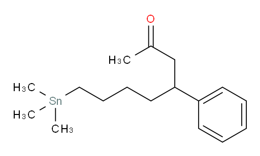 4-phenyl-8-(trimethylstannyl)octan-2-one