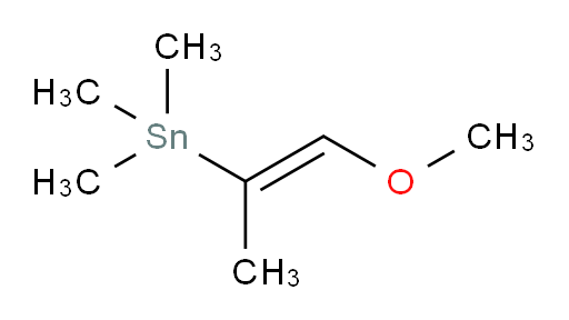 (E)-(1-methoxyprop-1-en-2-yl)trimethylstannane