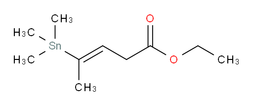 (E)-ethyl 4-(trimethylstannyl)pent-3-enoate
