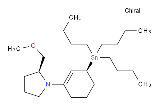 (S)-2-(methoxymethyl)-1-((S)-3-(tributylstannyl)cyclohex-1-en-1-yl)pyrrolidine