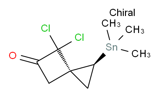 (1S,3R)-4,4-二氯-1-(三甲基锡基)螺[2.3]己-5-酮