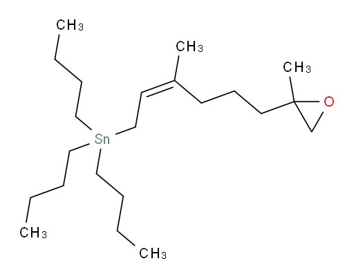 (Z)-tributyl(3-methyl-6-(2-methyloxiran-2-yl)hex-2-en-1-yl)stannane