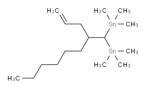 (2-烯丙基辛烷-1,1-二基)双(三甲基锡烷)