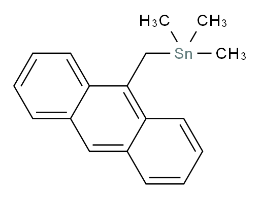 (anthracen-9-ylmethyl)trimethylstannane