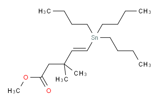 (E)-methyl 3,3-dimethyl-5-(tributylstannyl)pent-4-enoate