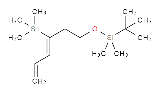 (Z)-tert-butyldimethyl((3-(trimethylstannyl)hexa-3,5-dien-1-yl)oxy)silane