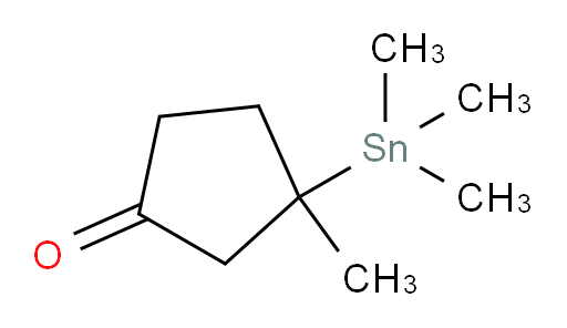 3-methyl-3-(trimethylstannyl)cyclopentanone