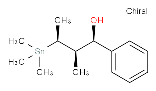 (1R,2R,3S)-2-methyl-1-phenyl-3-(trimethylstannyl)butan-1-ol