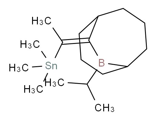 (E)-(1-(9-isopropyl-9-borabicyclo[3.3.2]decan-10-ylidene)ethyl)trimethylstannane