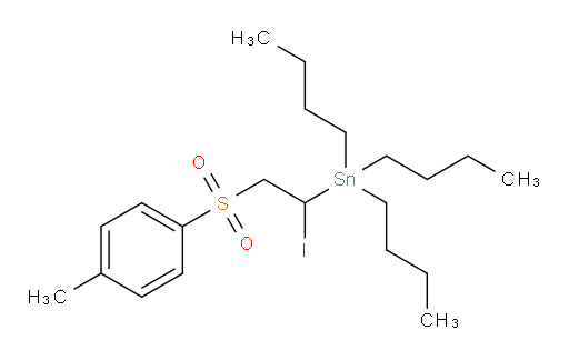 三丁基(1-碘-2-对甲苯磺酰基乙基)锡烷