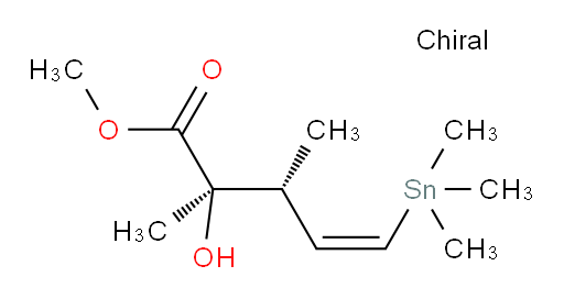(2R,3R,Z)-methyl 2-hydroxy-2,3-dimethyl-5-(trimethylstannyl)pent-4-enoate