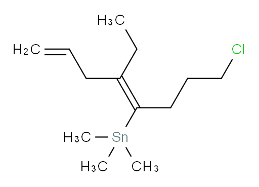 (Z)-(1-chloro-5-ethylocta-4,7-dien-4-yl)trimethylstannane