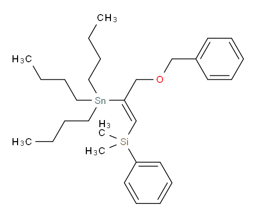 (Z)-(3-(benzyloxy)-2-(tributylstannyl)prop-1-en-1-yl)dimethyl(phenyl)silane