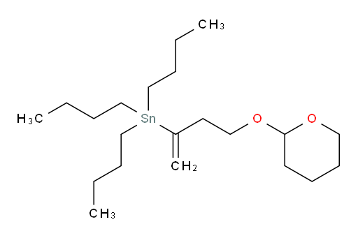tributyl(4-((tetrahydro-2H-pyran-2-yl)oxy)but-1-en-2-yl)stannane