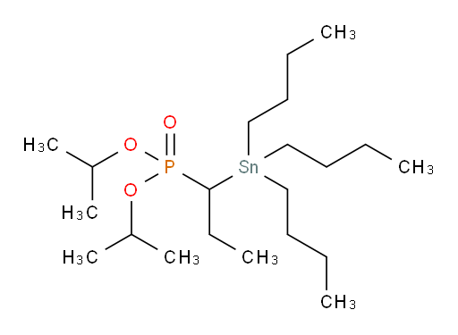 diisopropyl (1-(tributylstannyl)propyl)phosphonate