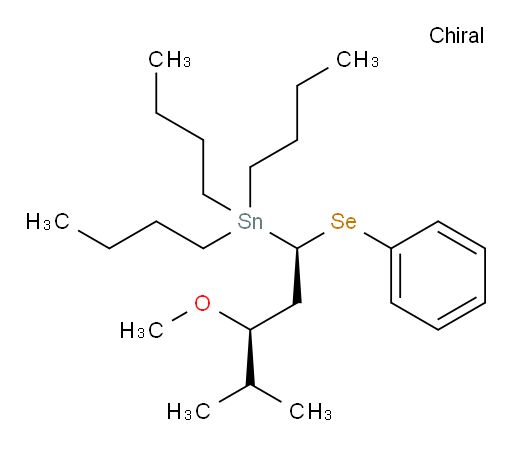 tributyl((1R,3S)-3-methoxy-4-methyl-1-(phenylselanyl)pentyl)stannane