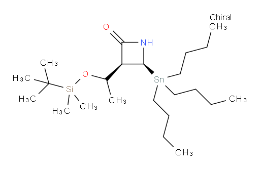 (3S,4S)-3-(1-((tert-butyldimethylsilyl)oxy)ethyl)-4-(tributylstannyl)azetidin-2-one